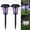 15.7 in, variant on Solar Bug Zapper, 2/4 Pack Outdoor Solar Powered Mosquito Zapper Killer Lamp Fly Zapper Repellent Lighting Stake Landscape Fixture