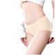 thumbnail image 2 of Puntoco Ropa interior para mujer, calzoncillos de seda de hielo para mujer, sin dejar rastro, cintura media, panal grande, ropa interior para mujer, 2 of 5