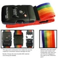 thumbnail image 2 of A99 TSA Adjustable Luggage Straps Rainbow 1pc Travel Mate Strap Suitcase Packing Belt Travel Accessories Digital Dial Combination Safe Suitcase Lock Strap, 2 of 8
