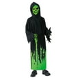 thumbnail image 5 of WIBACKER Halloween Glow In The Dark Grim Reaper Costume for Kids, Cosplay Robe without Scary Scythe for Boys Girls, 5-12 Years, 5 of 5
