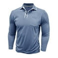 thumbnail image 4 of pstuiky Camisas de manga larga abrigadas para hombre, Cárdigan informal de manga larga con botones y bolsillo para hombre Tops de talla grande para hombre xl, 4 of 7