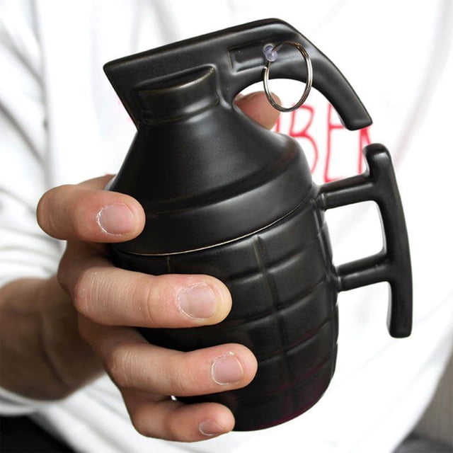 Ceramic Mug With Unique Comfortable Grip Ideal For Coffee Tea Hot Beverages Practical And Stylish Gift Option