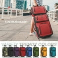 thumbnail image 5 of U.S. Traveler Rio Rugged Fabric Expandable Rolling Carry-on Luggage Set w/ Tote, Red, 2-Piece (21/10), 5 of 9