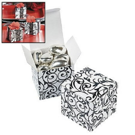 ... 24 Black & White Cardboard Square 2