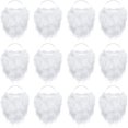 thumbnail image 1 of Disfraz de barba de Papá Noel de 12 piezas, disfraz de barba blanca falsa, acceso a la barba de Papá Noel Feliz Sencillez, 1 of 5