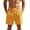 Yellow_001, variant on 5 Inch Linen Shorts for Men - Casual Elastic Waist Drawstring Shorts Summer Lightweight Beach Shorts with Pocket Khaki XXL