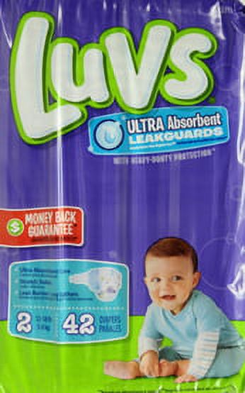 Luvs Ultra-Absorbent Leakguard Diapers, (Choose Your Size)