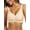 01 Beige, variant on Gleelist Womens Push Up Everyday Bras For Women No Underwire Smooth Wireless Brassiere Full Coverage Comfortable V Neck T-Shirt Basic Bras