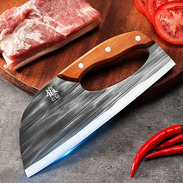 Multifunctional Kitchen Knife, EDHITNR Labor-Saving Sharp Stainless Steel Chef Knife, 24CM Blade Effortless Chopping Slicing Dicing Knife for Vegetables Herbs Meat