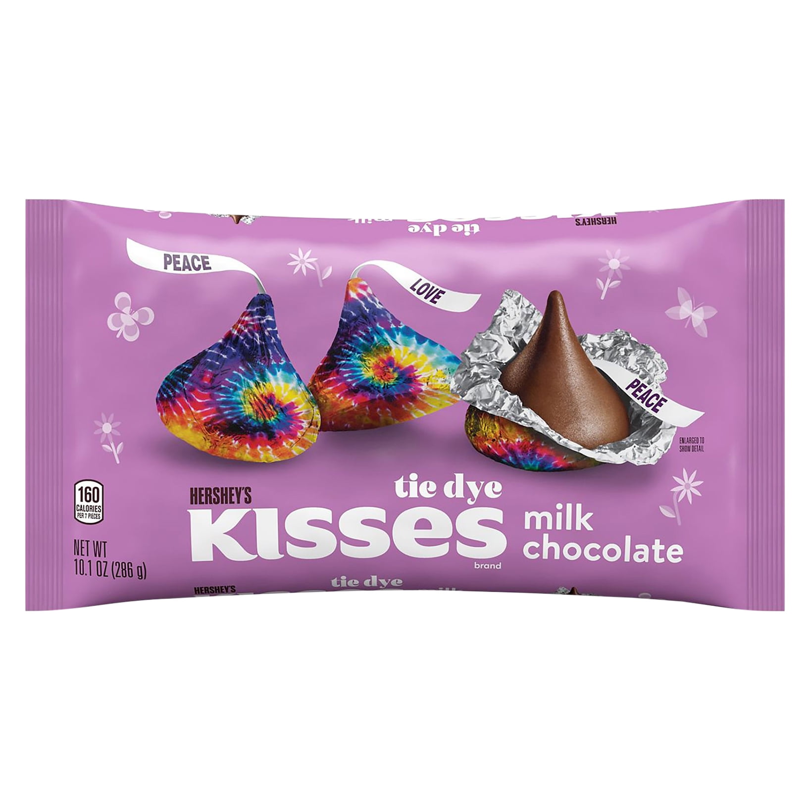 Hershey's Kisses Tie Dye Milk Chocolate Candy
