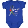 thumbnail image 3 of Inktastic Faith over Fear Parkinson's Awareness with Red Tulip Boys or Girls Baby Bodysuit, 3 of 5