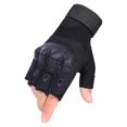 thumbnail image 1 of Gants Demi-Doigt, Gants Sans Doigts pour Moto Cyclisme Camping Randonnée Gym Vélo, 1 of 1