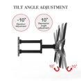 thumbnail image 3 of LemoHome TV Wall Mount for 32-65 inch TVs Swivels Tilts Extension Leveling Hold up to 77lb, 3 of 8