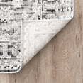 thumbnail image 5 of Alpha Transitional 2' x 3' Black and Gray Polyester Indoor Area Rug, 5 of 7
