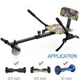 thumbnail image 2 of SISIGAD Hoverboard Go Kart Seat Attachment with Adjustable Frame Length for 6.5" 8" 10" Self Balancing Scooter, Graffiti, 2 of 6