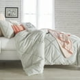 Peri Home Chenille Lattice Full/Queen Duvet, Grey, Cotton, Chenille Tufted, Button Closure
