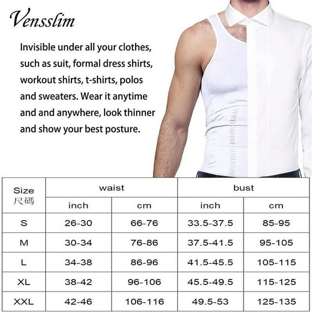 Compression Shirt Slimming Body Shaper Vest Men Gym Workout