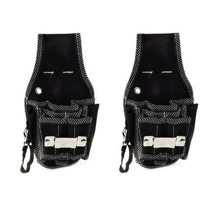

BAMILL 2PCS 9 in 1 Nylon Fabric Tool Belt Screwdriver Holder Tool Bag Pocket Pouch Bag