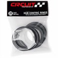 thumbnail image 2 of Circuit Performance 73.1mm OD to 66.6mm ID Black Plastic Polycarbonate Hub Centric Rings, 2 of 4