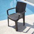 thumbnail image 4 of IWC 7-Piece Resin Rattan Style Outdoor Patio Dining Set, Espresso, 4 of 11