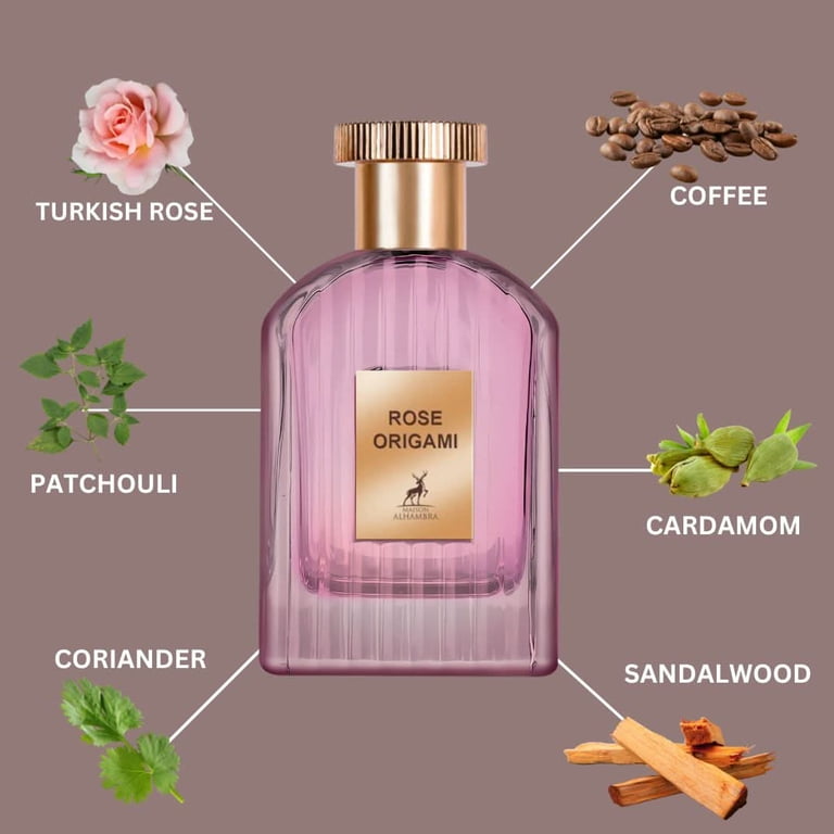 Maison Alhambra Unisex Rose Origami EDP Spray 3.4 oz Fragrances