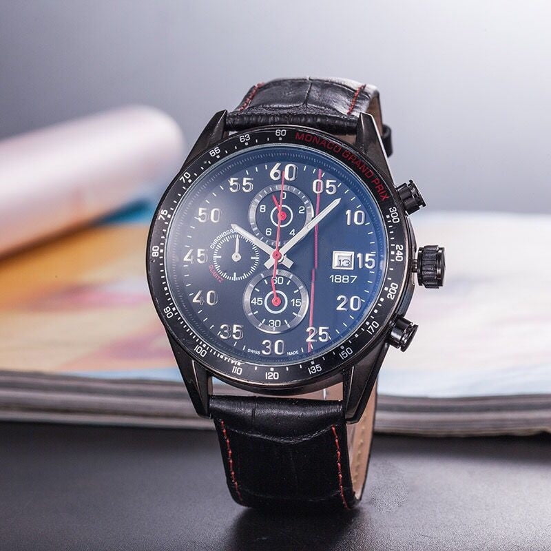 Mens Quartz Casual Watch With Calendar Display Analog Movement