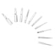 thumbnail image 3 of Bit Hex Shank Bits Magnetic Bits 10PCS Hex Shank Screwdriver Bits Magnetic Bits 1.5-12mm 60mm Length ANGGREK Hex Shank Bits, 3 of 8
