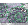 thumbnail image 3 of Soimoi Poly Georgette Fabric Moroccan & Mandala Kaleidoscope Decor Fabric Printed Yard 42 Inch Wide, 3 of 3