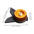 thumbnail image 2 of HEALEEP Brass Small Propane Adapter Camping Accessory for Adventure Use 1Pack, 2 of 8