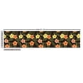 thumbnail image 3 of Ambesonne Hibiscus Fabric by the Yard Upholstery, Vintage Jungle Foliage Art, 5 Yards, Dark Brown Multicolor, 3 of 5