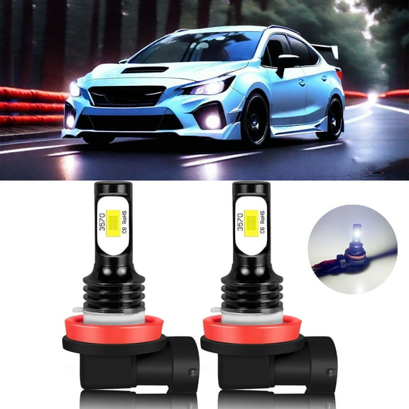 For Subaru Impreza 2015-2023 (With Eyesight package (steering responsive fog)), LED Fog light Bulbs 6000K White H16 H11 H8,Super Bright 2 Pack