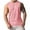 Pink, variant on Men's Sleeveless Tank Tops Muscle Fit for Workout Gym Casual Crew Neck Basic Summer Beach