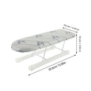 Raindrops 2-Pack Mini Folding Ironing Boards for Home Use, Compact Tabletop Clothes Ironing Stations, Portable and Space-Saving