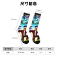 thumbnail image 3 of Goofa Roblox Printed Men's Crew Socks, Soft Durable Breathable Moisture-Wicking with Odor Control Cotton socks, 3 of 6