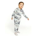 thumbnail image 5 of Wonder Nation Baby and Toddler Unisex Athleisure Outfit Set, 2-Piece, Sizes 12M-5T, 5 of 8
