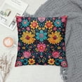 thumbnail image 2 of PHYHOO Halloween Throw Pillow Cover, Flower Cushion Case Holiday Decor for Sofa Couch, 2 of 5