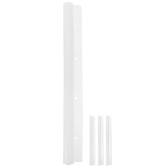 EXHUMKY 4-Pack White Plastic Golf Flag Tubes Flag Holders for Golf Course Accessories and Outdoor Use