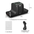 thumbnail image 6 of Upgraded Controller Charger Dock Station for Nintendo Switch Pro Controller and Joy con, 6-in-1 Charging Stand for Switch & OLED Model & Lite with Charging Indicator and Type C Charging Cable, 6 of 9