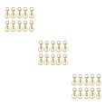 thumbnail image 2 of ZheElen 10pack/lot Metal Key Chain Snap Hooks - Accessories For Personalized Keychain Is Low gold 3Set, 2 of 6