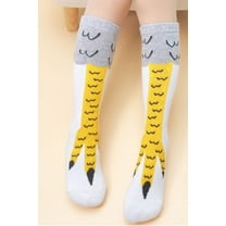 nvzhuang Kids Funny Socks, Cute Chicken Feet Socks Soft Elastic Non-slip Socks Halloween Socks