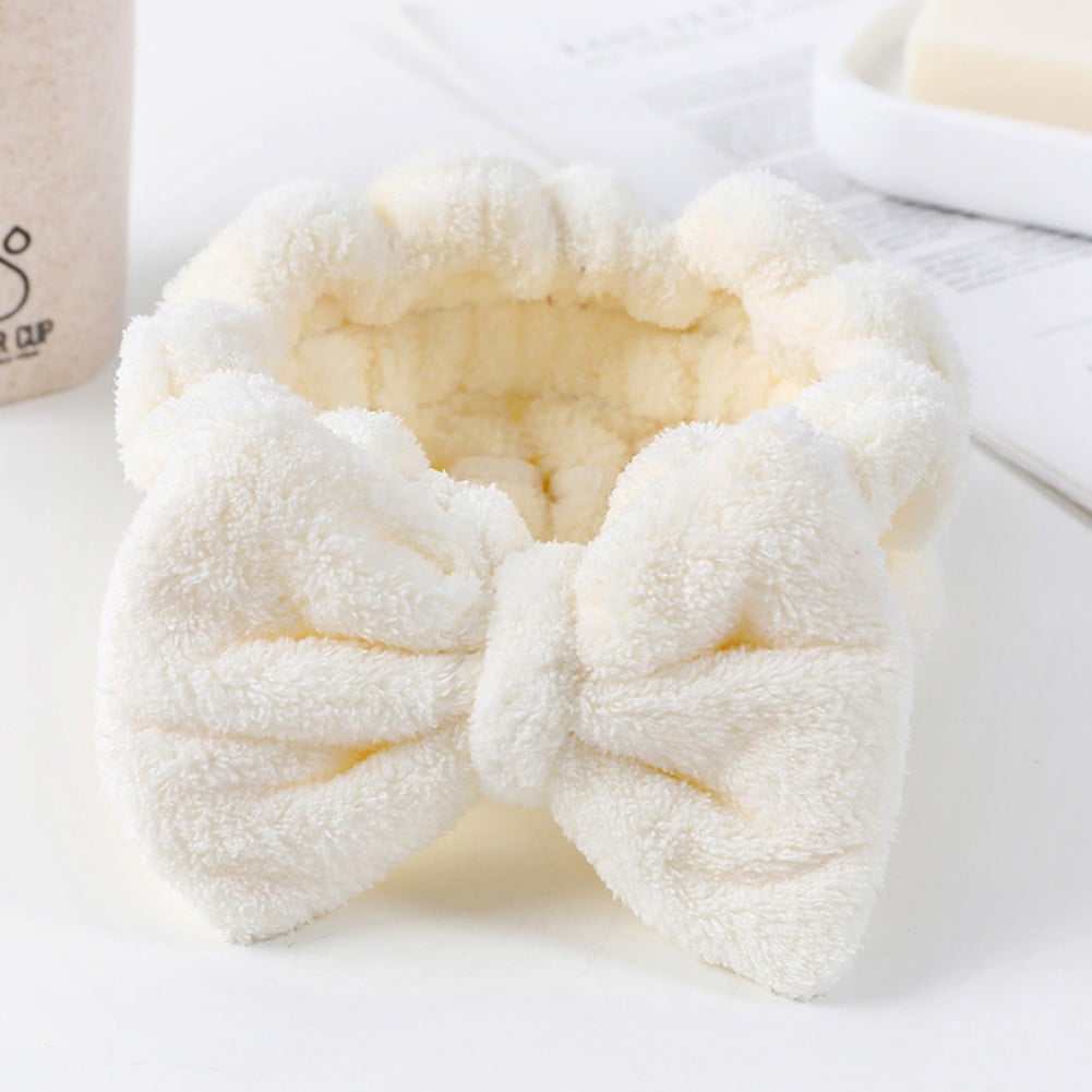 Spa Fluffy Fleece Elastic Multi Color Skin Care HeadBand – FaceTreasures