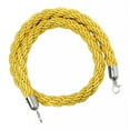 thumbnail image 4 of Cuerda de poste Soledad Cuerda de barrera de cola de 5 pies Cuerda de multitudes les pulidos Amarillo, 4 of 7