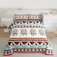 thumbnail image 2 of Homewish Bohemian Style Dreamcatcher Bedding Comforter Set,Retro Boho Tribal Twin Comforter Sets,Triangle Striped Geometric Bedding Set For Men Women,Microfiber Bedroom Decor Reversible,2pcs, 2 of 8