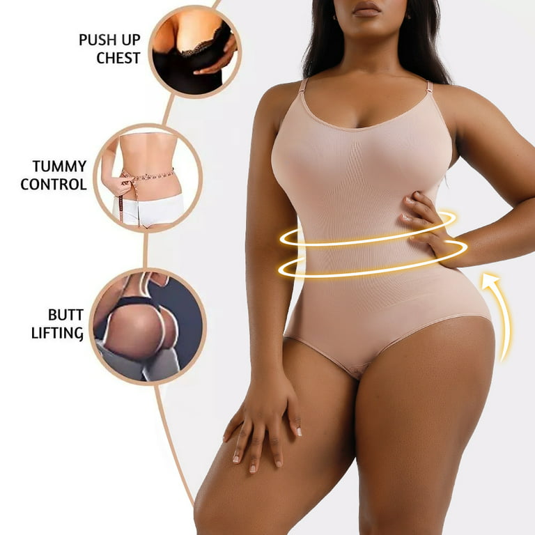 YIJIARAN Seamless Bodysuit for Women Tummy Control Shapewear