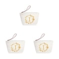 thumbnail image 3 of ZLight Exquisite Craft Letter Bag - Wide Application For Women For Mother Women Cosmetic Toiletry Bags X 3Set, 3 of 6