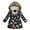 a-Black350121, variant on FINALGANG Girls Toddler Puffer Coat Winter Warm Butterfly Prints Jacket With Fuzzy Trim Hood Long Sleeve Zipper Coat For Cold Weather Cute Outerwear