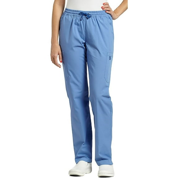 Marvella By White Cross Women's Elastic Waistband Cargo Scrub Pant