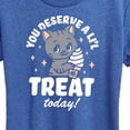 thumbnail image 3 of Instant Message - A Little Treat Kitten  - Women's Short Sleeve Graphic T-Shirt, 3 of 6