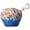 Rainbow Cupcake, variant on iscream Sweet Shop Mini Microbead Pillow Backpack Charm - Candy Scented Reversible Pink & Chocolate Donut