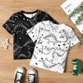 thumbnail image 1 of PatPat Toddler Boy Animal Dinosaur Short-sleeve Tee,Sizes 18M-6Y, 1 of 7